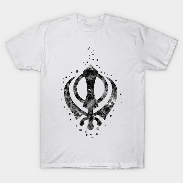 Khanda, Sikh symbol T-Shirt by RosaliArt